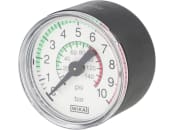 MESTO® Manometer 6 bar, für Hochdrucksprühgerät Ferrox, Ferrum, Inox, Resistent, 6701 