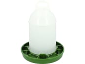 Stükerjürgen Futterautomat 4,0 kg Kunststoff , grün; weiß mit Klappdeckel, 30292 