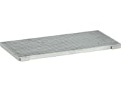 Cemo Gitterrost 120 x 3 x 80 cm Stahl, für PE-Gefahrstoffdepot 220/2, 11269 