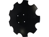 NIAUX 200 Eggenscheibe 460 x 4 mm, LK 120 mm, gewölbt, gezahnt, flacher Ansatz, 9 Zähne, für Amazone/BBG, 31-0587 