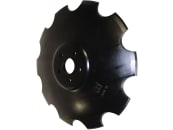 NIAUX 200 Eggenscheibe 510 x 6 mm, LK 113 mm, ZB 61 mm, gewölbt, gezahnt, flacher Ansatz, für Great Plains, Simba, 31-0595 