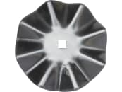 NIAUX 200 Eggenscheibe 510 x 5 mm, ZB Vierkant, 41 x 41 mm, gewölbt, gewellt, für Quivogne, 31-451040 