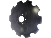 NIAUX 200 Eggenscheibe 568 x 6 mm, LK 140 mm, ZB rund, 95,0 mm, gewölbt, gezahnt, flacher Ansatz, für Dal-Bo, 31-0744 