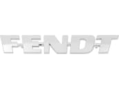 Fendt Markenemblem "FENDT" silver für Kühlergrill Traktor, 260200060550 