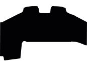 Fußmatte Velours schwarz, für Kramer Teleskoplader KL55.8T, ab Bj. 19 