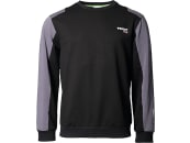 Fendt Sweatshirt für Herren Gr. L schwarz; blassgrau, reflektierendes Fendt-Profi-Logo auf Brust und Rücken, X991022184000 