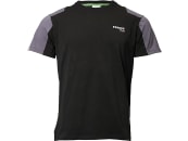 Fendt T-Shirt für Herren schwarz; grau, reflektierendes Fendt Profi-Logo auf Brust und Rücken 