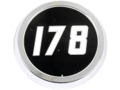 Typenschild "MF 178" für Traktor Massey Ferguson 178 