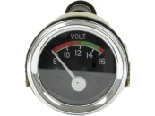 Voltmeter Ø 46/52 mm, 8 bis 16 V, für Landini 5830, 6030, Massey Ferguson 230, 240, 243, 250, 253, 263 