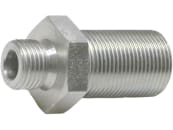 Schottverschraubung "C-FI-15/M16KL", Druckluft, metrisch, gerade, ohne Gegenmutter, M 22 x 1,5, M 16 x 1,5 