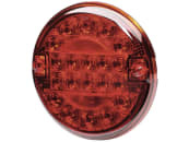 Hella® LED-Nebelschlussleuchte rund, rot, Ø außen 140 mm, 10 – 30 V DC, E4 4052, 2NE 357 026-031 