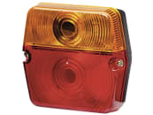 Hella® Schlussleuchte quadratisch, links/rechts, 101,3 x 94,7 x 41,2 mm, P21W / 5W; R10W, Schlusslicht; Bremslicht; Blinklicht; Kennzeichenlicht, 2SE 357 032-021 