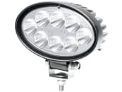 Hella® LED-Arbeitsscheinwerfer oval, 10 – 30 V DC, 24 W, 1.200 lm, 8 Hochleistungs-LEDs, 1GA 357 001-001 
