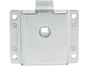Bordwandscharnier, B x L: 43 x 158 mm, Bohrung 16 mm, für Schiebebock und Scharnierlager 