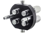 Faster® Stecker "MST5" 3P, 4-fach 3/8" IG BSP, DN 10, UDK, für Multikupplung, Loshälfte 