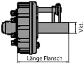 BPW Achsstummel für Bremse N 3006-3 