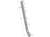 Industriehof® Blattfeder 700 x 44 x 6 mm für Fliegl Gülle-Schleppschuhverteiler, 101.007536 