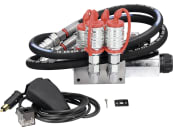 Zusatzsteuerventil 12 V DC 6/2 Wegeventil -TB-, Grundventilausführung, inkl. Elektroeinheit und Wippschalter 