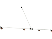 Birchmeier® Spritzbalken 100 cm Aluminium, 4 x Flachstrahldüse 110° für Akku-Rückenspritzen, 12033001 