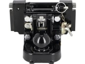 HANS SAUERMANN Kugeleinsatz "HS1250-NH-KV", Kugel K80® mit Adapterplatte, 320/30,5/19 mm, schwarz, für Traktor mit Anhängebock, C47983337 