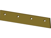 Wiedenmann® Schürfleiste Stahl für Schneepflug Vario 3357, 1251860 
