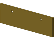 Wiedenmann® Schürfleiste Stahl für Schneepflug Vario Flex, 1252231 