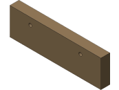 Wiedenmann® Schürfleiste Kunststoff für Schneepflug Vario Flex, 1015348 