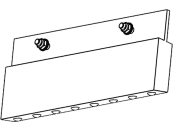 Wiedenmann® Schürfleiste Gummikorund für Schneepflug Vario Flex, 1252226 