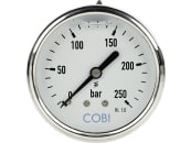 Hücobi Glyzerin-Manometer, Anschluss 1/4" hinten, 0 bis 250 bar, 8129 006250 