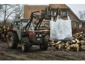 Nordforest Big Bag 910 x 910 x 1.150 mm Standard, für Brennholz, Tragkraft 1.500 kg, 46-208 