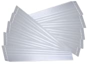 bellissa 10er VK-Set Beeteinfassung Pro20 Metall (verzinkt) 100 x 20 cm bestehend aus 10 Stck. a. 100 cm, Nutzlänge 10 m 