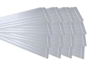 bellissa 16er VK-Set Beeteinfassung Pro20 Metall (verzinkt) 100 x 20 cm bestehend aus 16 Stck. a. 100 cm, Nutzlänge 16 m 