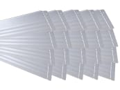 bellissa 20er VK-Set Beeteinfassung Pro20 Metall (verzinkt) 100 x 20 cm bestehend aus 20 Stck. a. 100 cm, Nutzlänge 20 m 