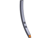 Scharspitze 485 x 40 x 20 mm hartmetallbeschichtet, für Grubber Horsch 