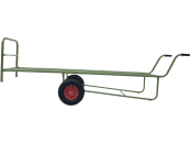Growi® Ballenkarre für Strohballen, Heuballen, Kisten, Säcke und Kanister 