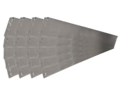 bellissa 20er VK-Set Rasenkante Corten Cortenstahl 118 x 13 cm bestehend aus 20 Stck. a. 118 cm Nutzlänge 23 m 