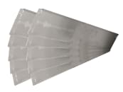 bellissa 10er VK-Set Rasenkante Corten Cortenstahl 118 x 20 cm bestehend aus 10 Stck. a. 118 cm, Nutzlänge 11,50 m 