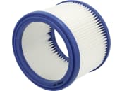 Nilfisk Filterelement Ø 185 x 140 mm für Nass- und Trockensauger, PET (Polyethylenterephthalat), waschbar, 302000490 