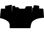 Fußmatte Velours schwarz, für Landini Traktor 6-130 C, ab Bj. 06.14 