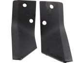 Industriehof® Fräsmesserklinge links/rechts 90 x 40 x 4 mm gewinkelt, für Futtermischwagen Sgariboldi 