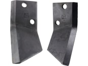 Industriehof® Fräsmesserklinge links/rechts 95 x 45 x 5 mm gewinkelt, für Futtermischwagen AGM, Logifeed & R.M.H., Sitrex 