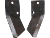 Industriehof® Fräsmesserklinge links/rechts 90 x 40 x 4 mm gewinkelt, für Futtermischwagen Walker 