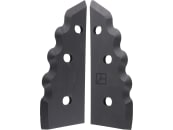 Industriehof® Messer links/rechts 210 x 94 x 5 mm, Bohrung 13,5 x 20 mm, für Futtermischwagen Sgariboldi 