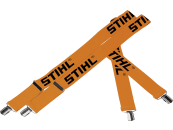 STIHL Hosenträger 130 x 4 cm, Metallclips mit Kunststoff-Inlay 0000 884 1512 