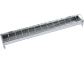 KERBL Futtertrog 50 x 7 cm Metall verzinkt, für Küken, 71202 