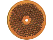 Herth + Buss Seitenstrahler rund, orange, Ø 82 mm, geschraubt; mit Bohrung, 78 623 035 