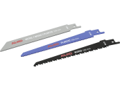 AL-KO Ersatzsägeblätterset 15 cm für Akku-Säbelsäge PS 1815, 3 St., 113968 