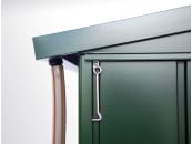 Biohort Ger&auml;tehaus Europa 5 316 x 228 cm dunkelgrau; metallic Doppelt&uuml;r 