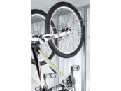 Biohort Fahrradhalter bikeMax 15 x 10 cm silber Fahrradständer Wand 