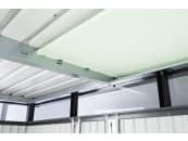 Biohort Gerätehaus HighLine H2 275 x 195 cm quarz-grau; metallic Standardtür 